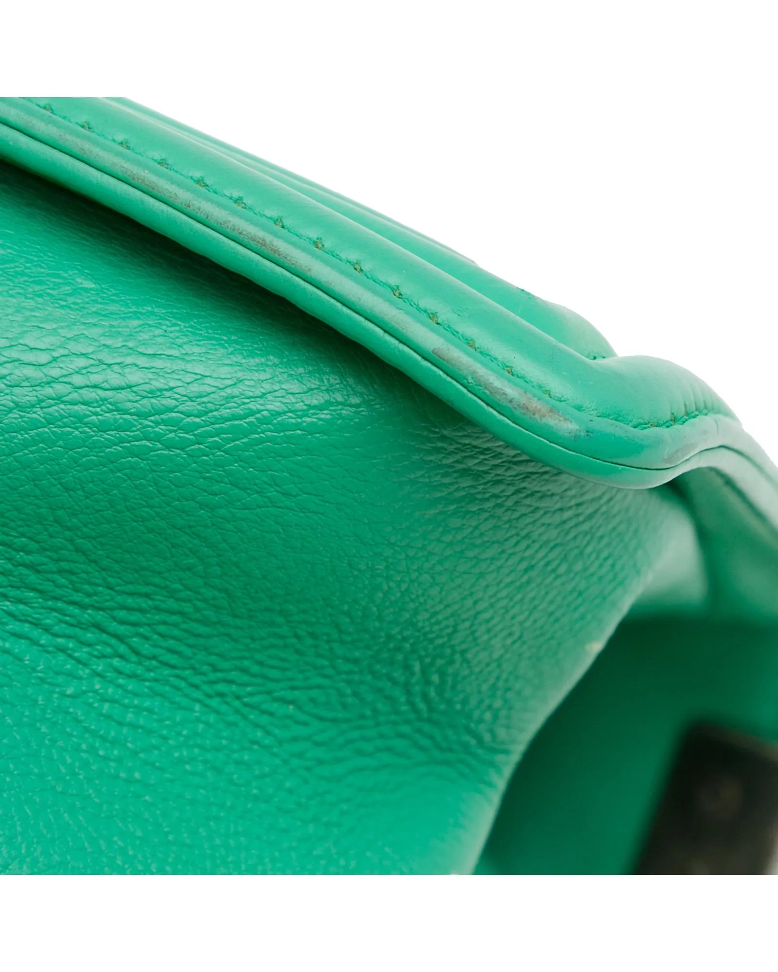 Quilted Leather Flap Shoulder Bag