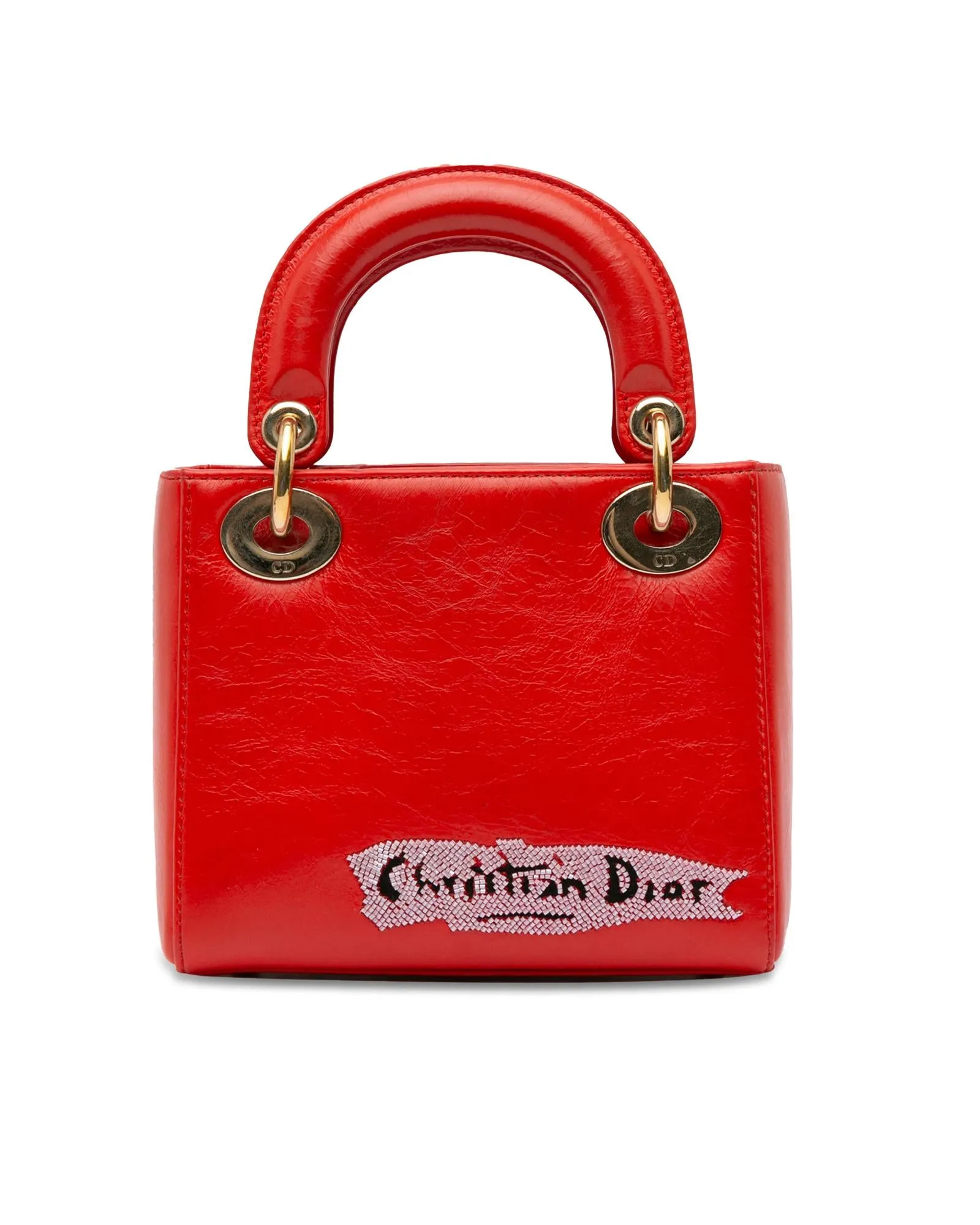 Sequin-Embellished Lady Dior Handbag