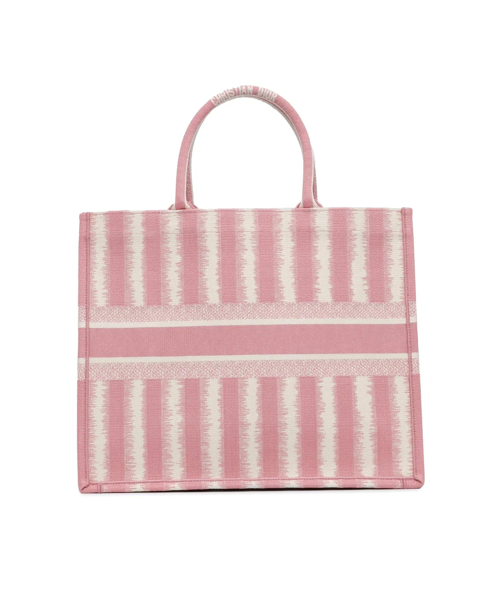 Striped Canvas Book Tote