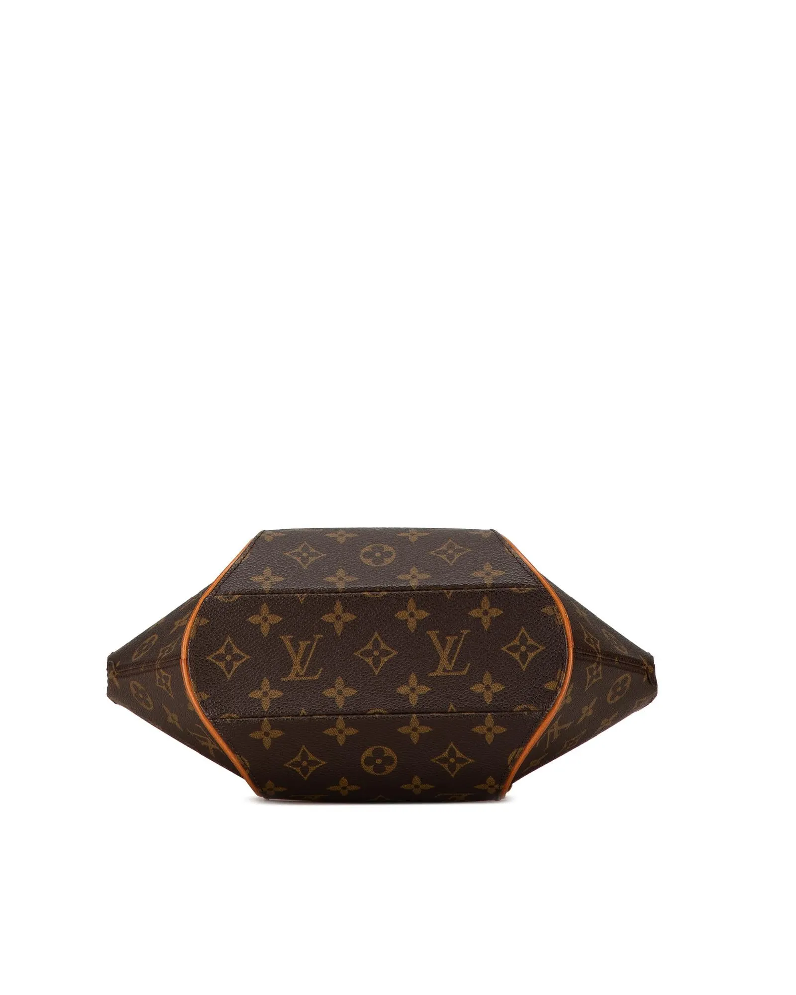 Structured Monogram Canvas Ellipse Handbag