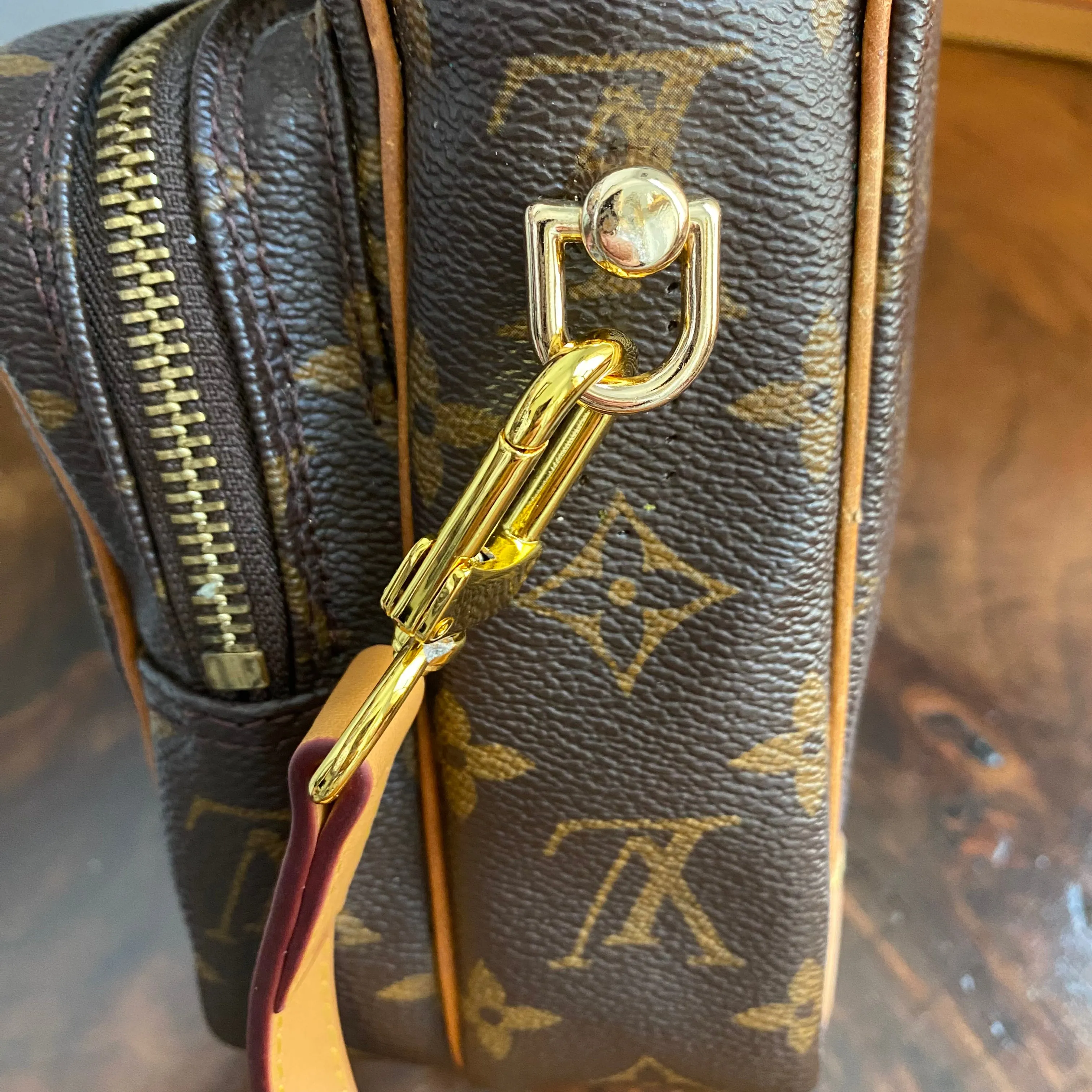 The Parrot Crossbody - Monogram in Vachetta