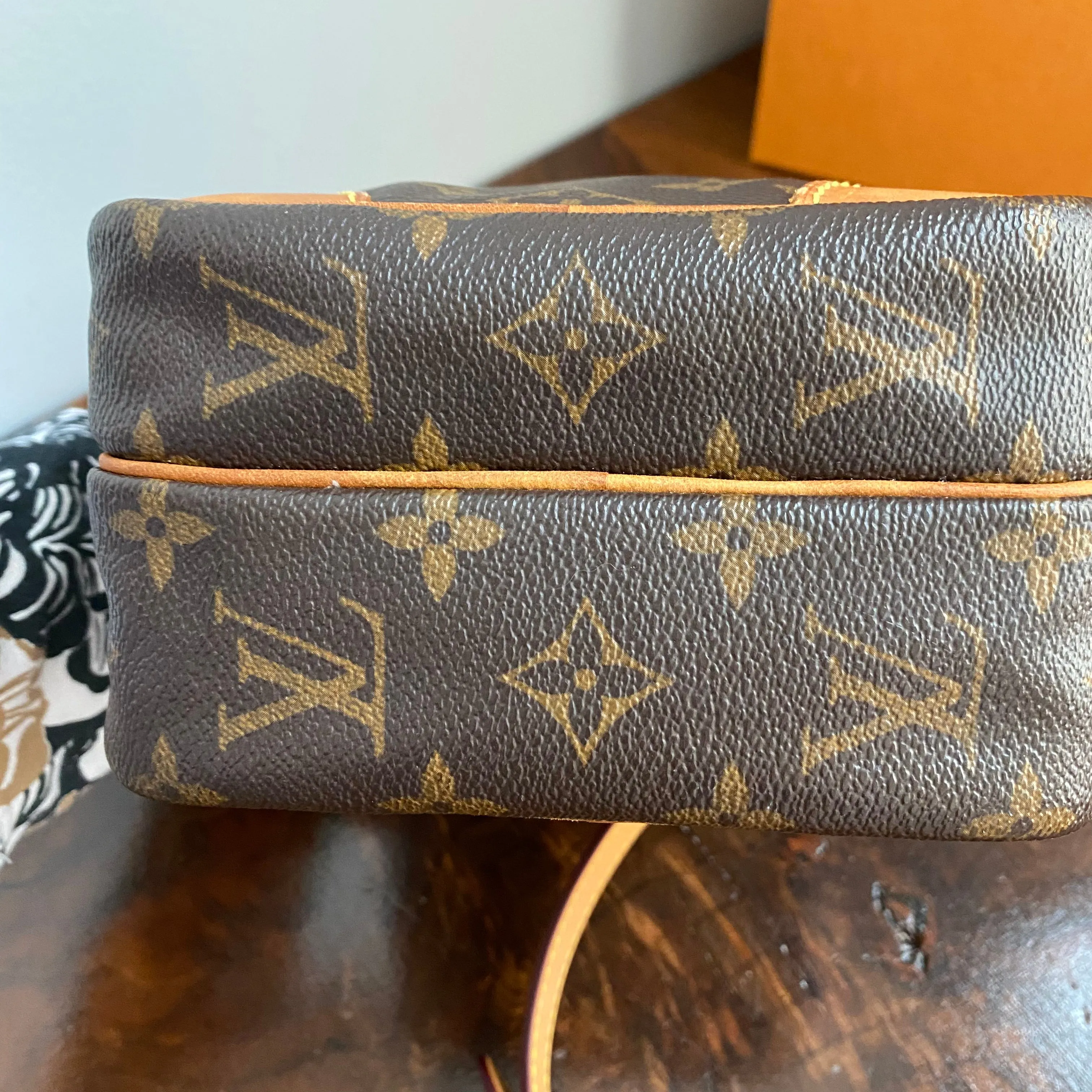 The Parrot Crossbody - Monogram in Vachetta