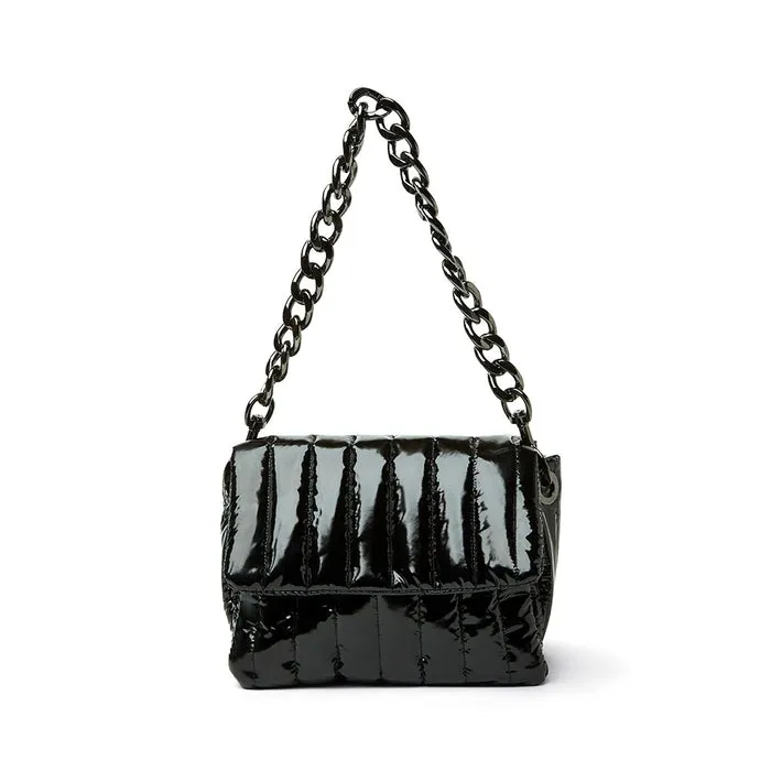 Think Royln - Bar Bag in Black Patent