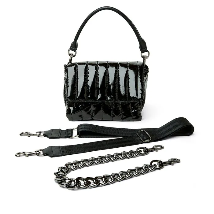 Think Royln - Bar Bag in Black Patent