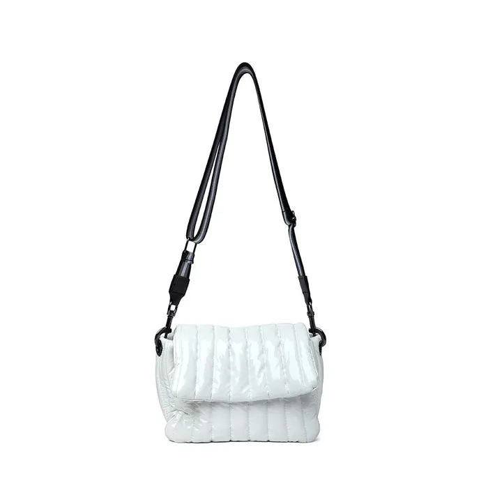 Think Royln - Bar Bag in White Patent