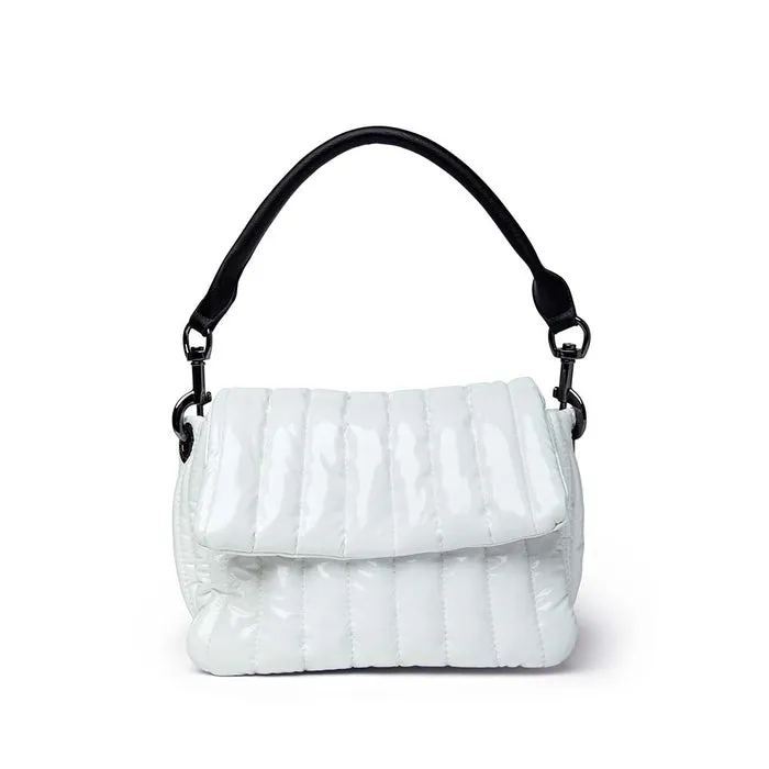 Think Royln - Bar Bag in White Patent