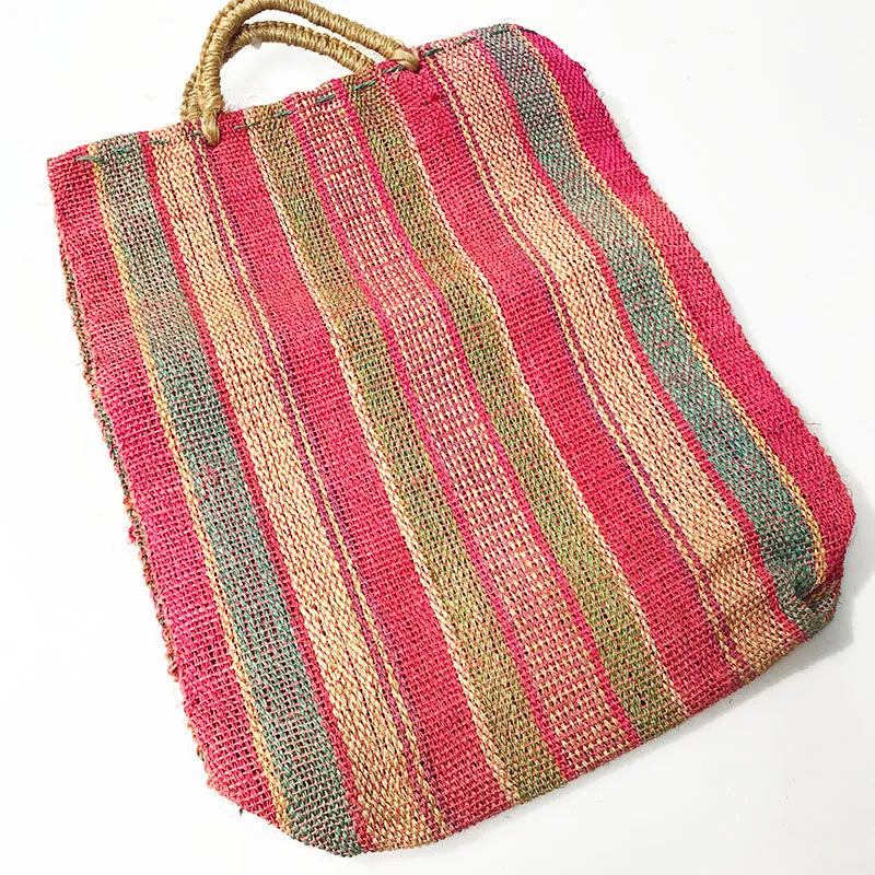 Tote Bag Pink Stripe