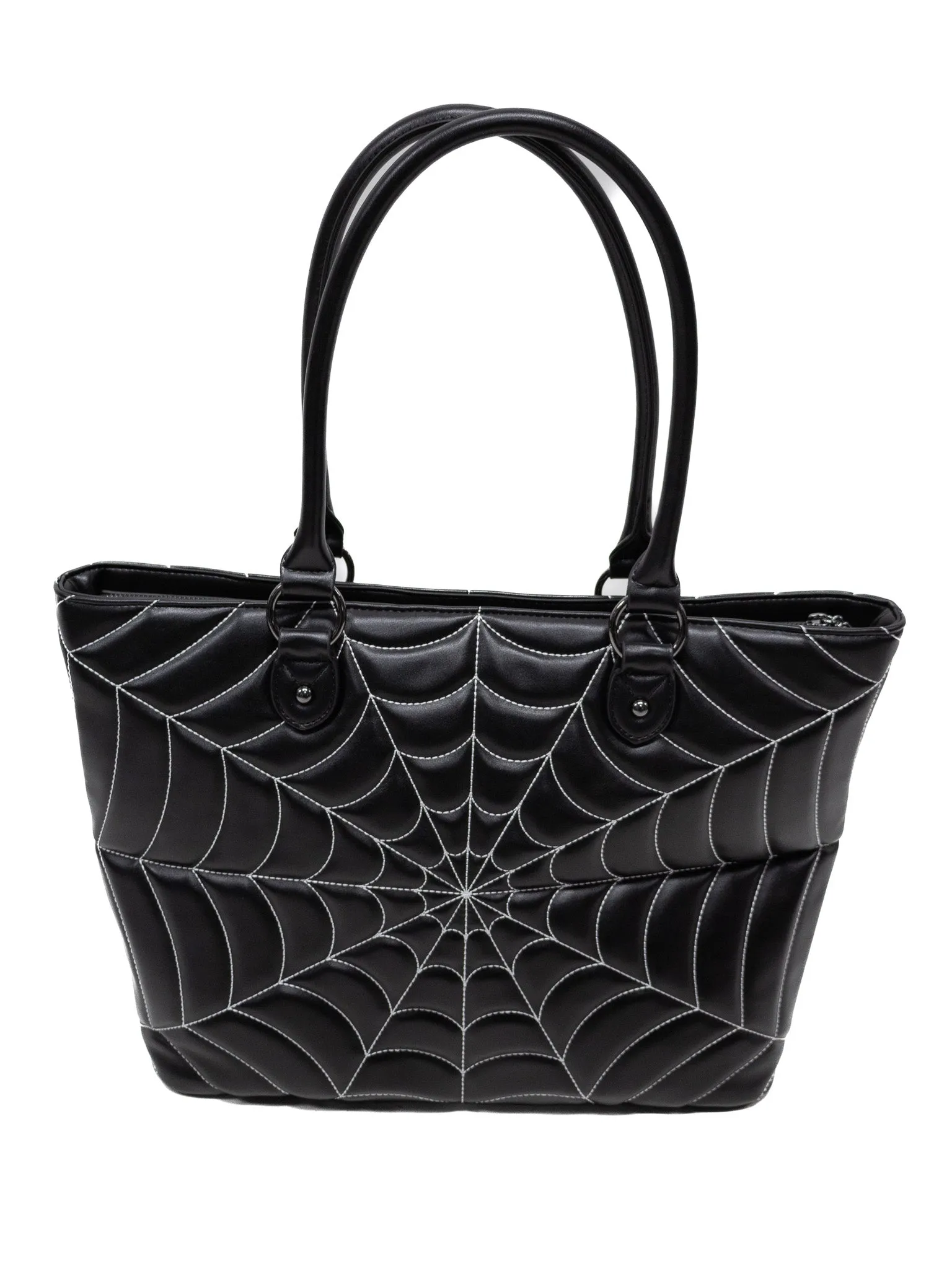 Web Tote (Black/White) FOXBLOOD