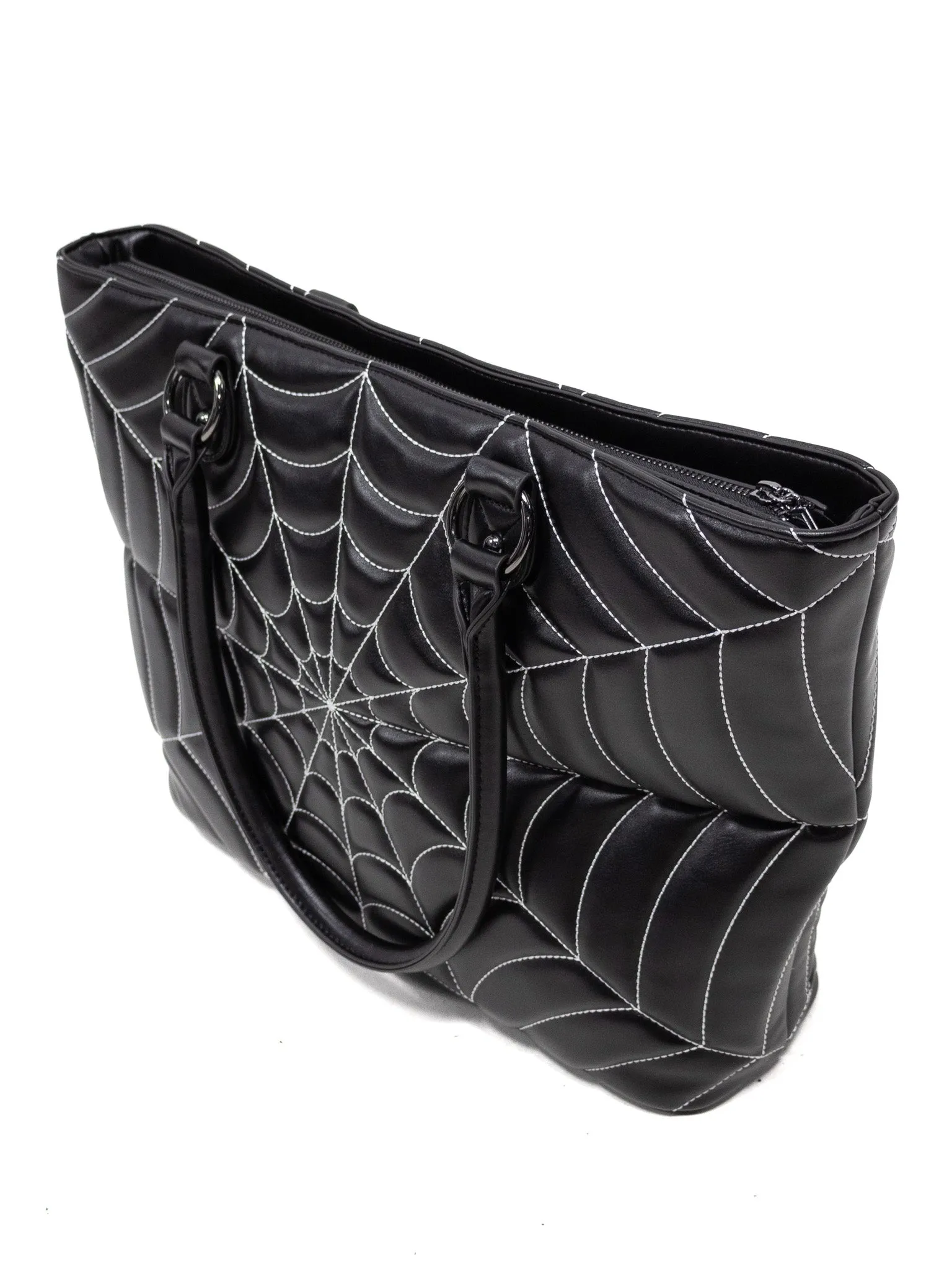 Web Tote (Black/White) FOXBLOOD