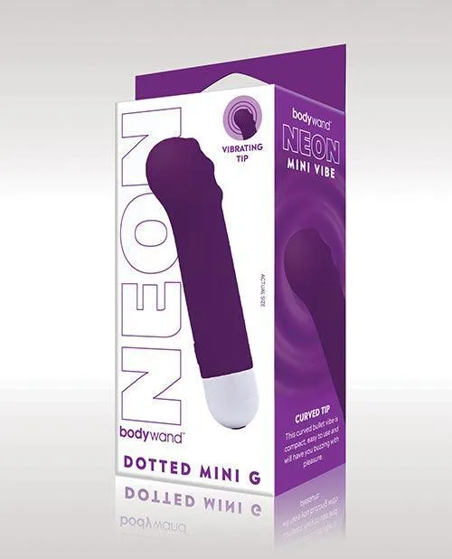 Xgen Bodywand Neon Mini Dotted G Vibe - Neon